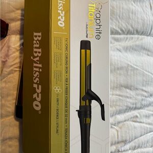 BaBylissPRO Graphite Titanium Curling Iron - Black and Gold